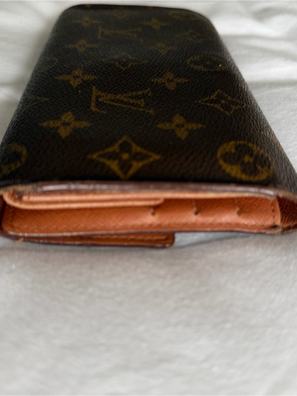 Louis Vuitton Monogram Canvas Continental Wallet in Brown and Gold - Picture 10 of 11